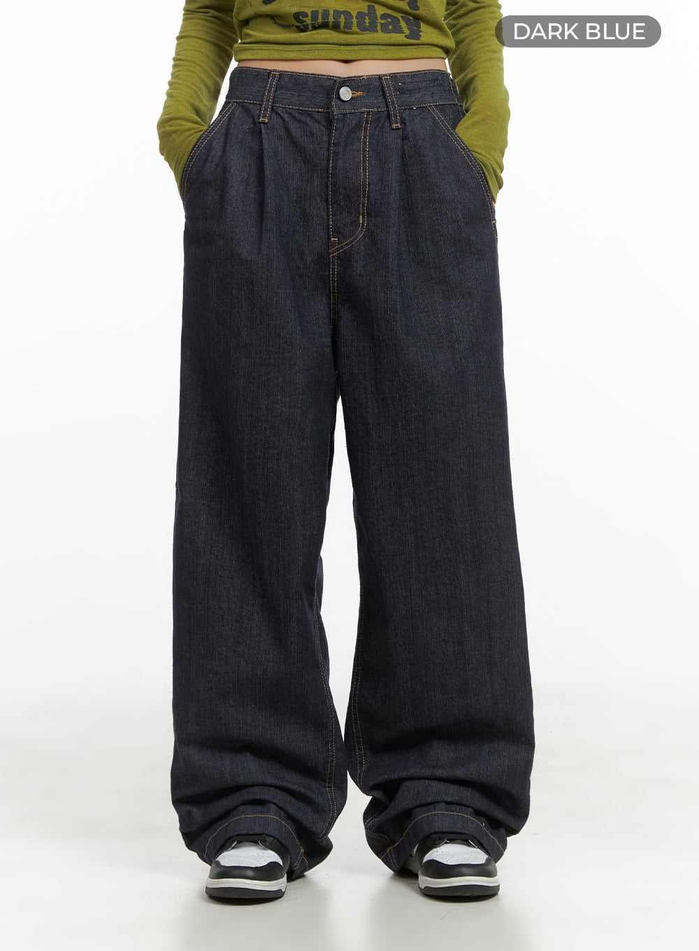 Lola Pintuck Baggy Jeans CO402