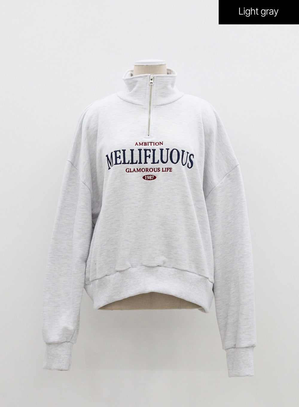 Oversized Half Zip-Up OF316