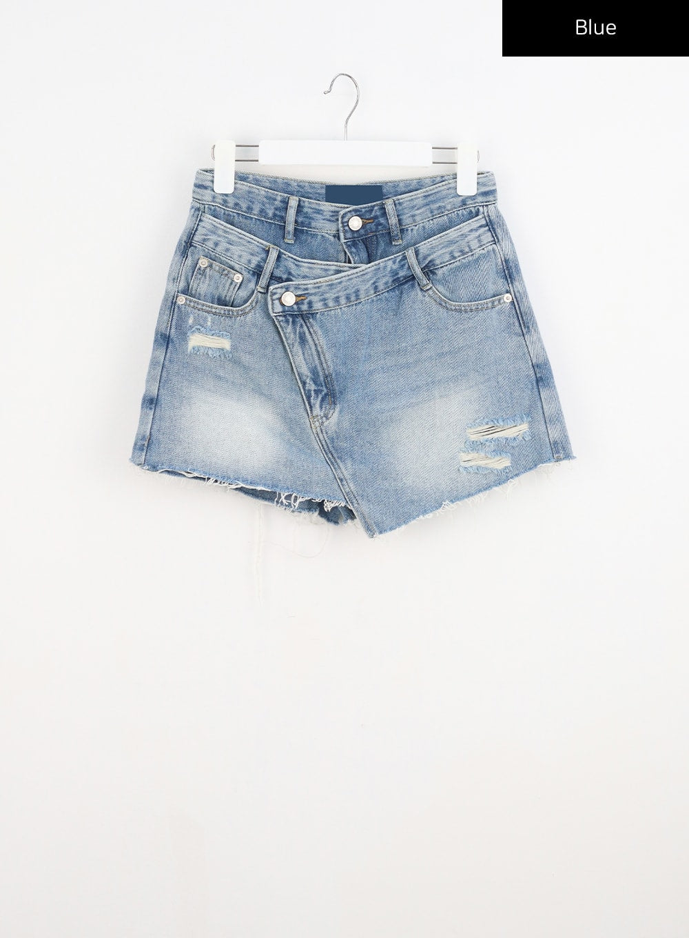 Ripped Denim Skort CU302