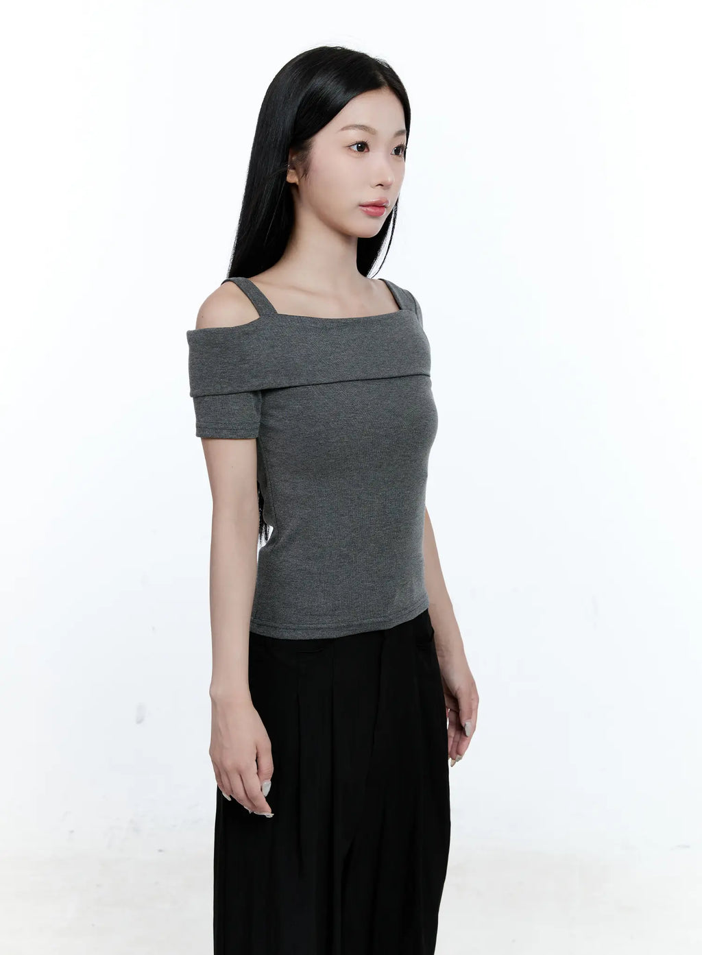 Asymmetrical One-Shoulder Top CG512
