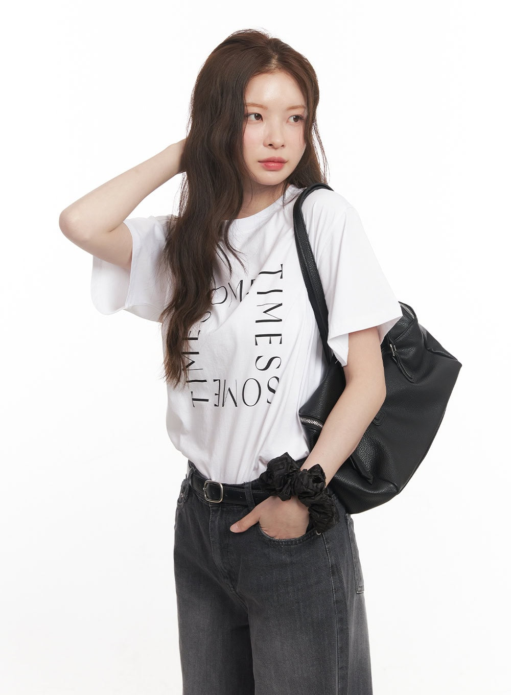 Graphic Crew Neck T-Shirt CA502