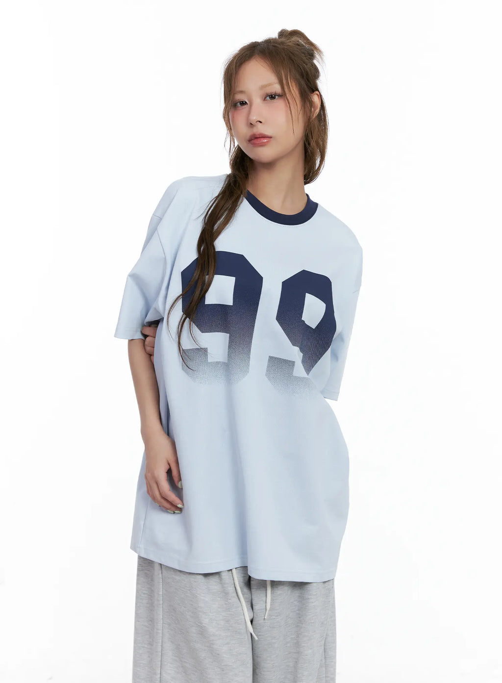 Oversized Graphic Tee CL514