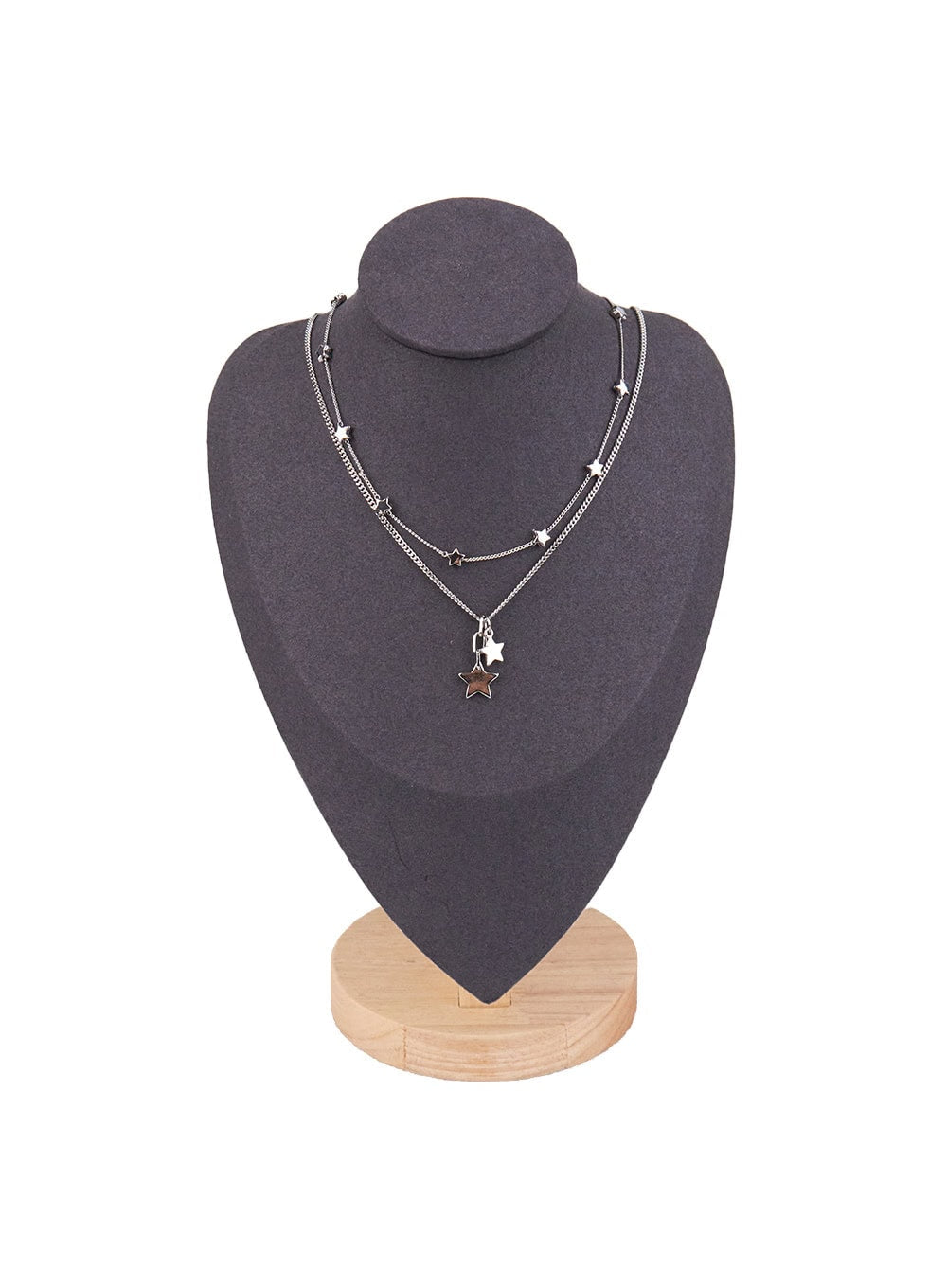 Layered Star Chain Necklace CJ511