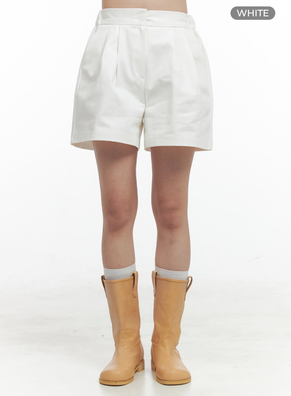 Cotton Pintuck Shorts OG412