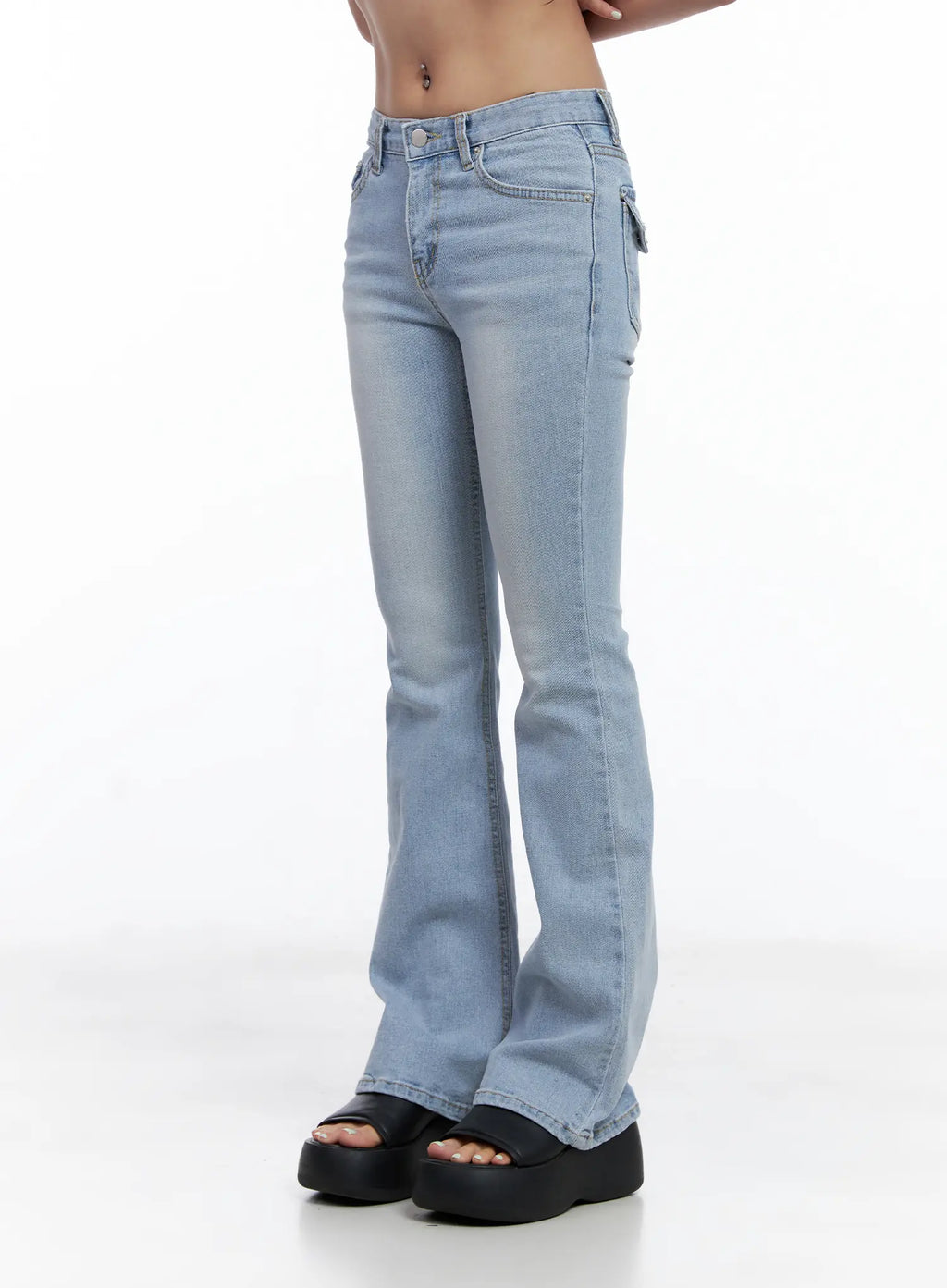 Yeojin Classic Flare Denim Jeans CL510