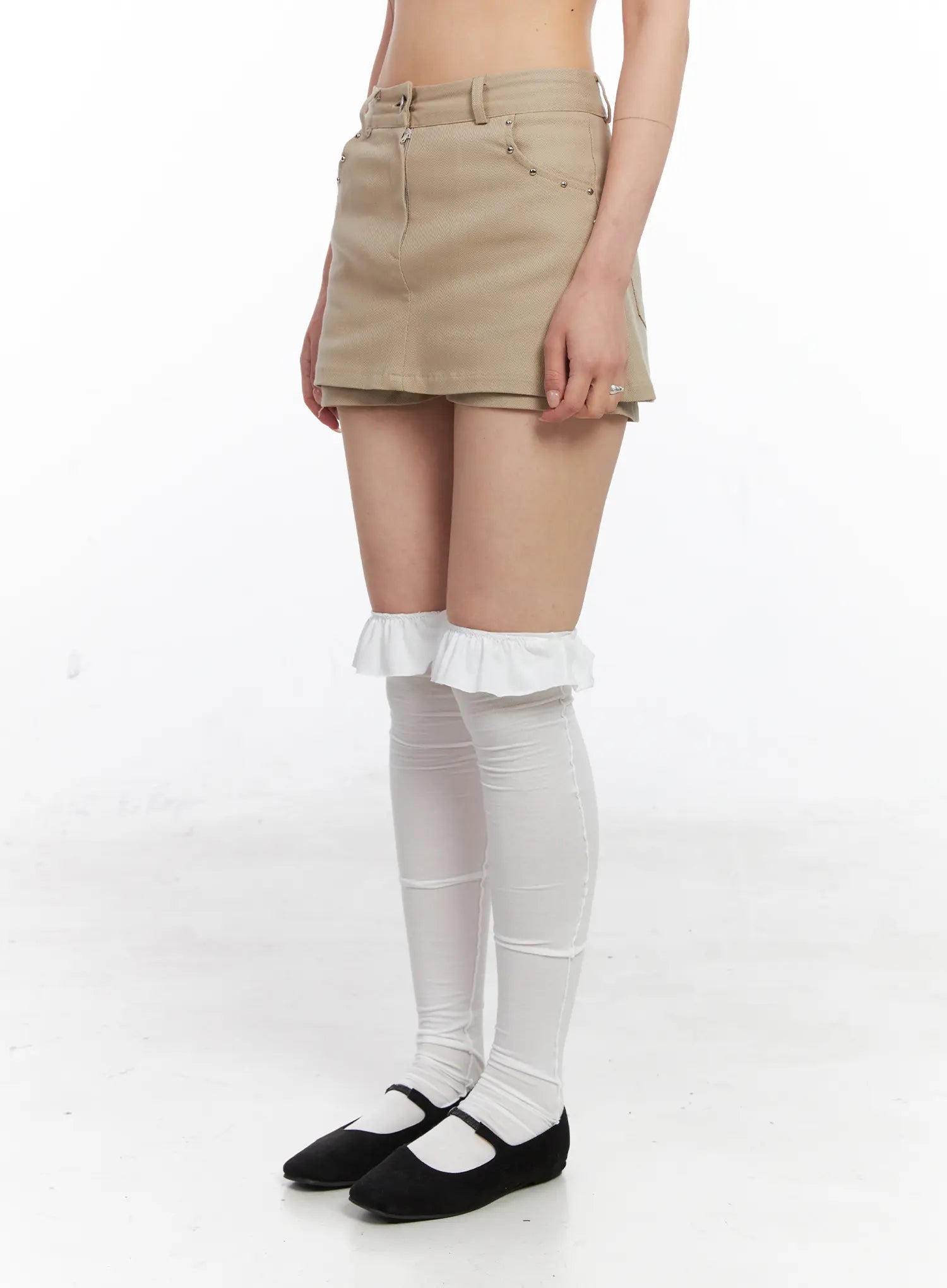 Studded Mini Skorts CO507