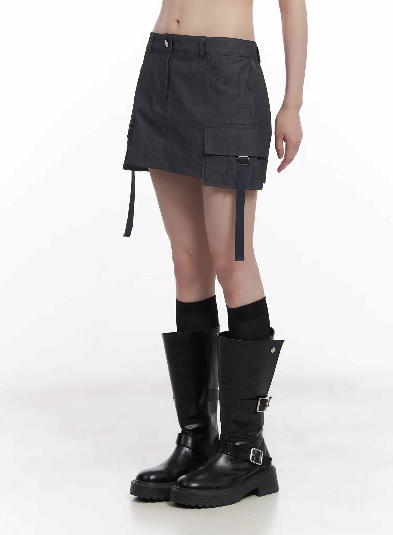 Chic Cargo Mini Skirt CU520