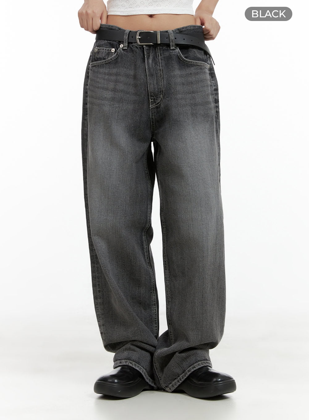 Washed Baggy Jeans (UNISEX) CL417