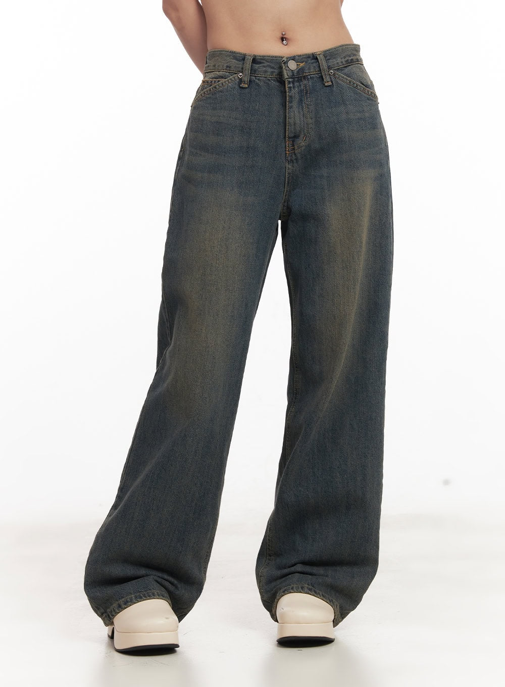 April Wide-Leg Jeans CM505