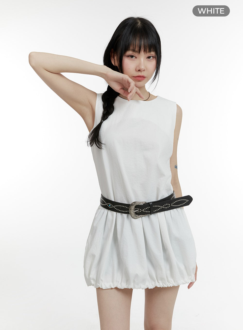 Sleeveless Bubble Mini Dress CM429