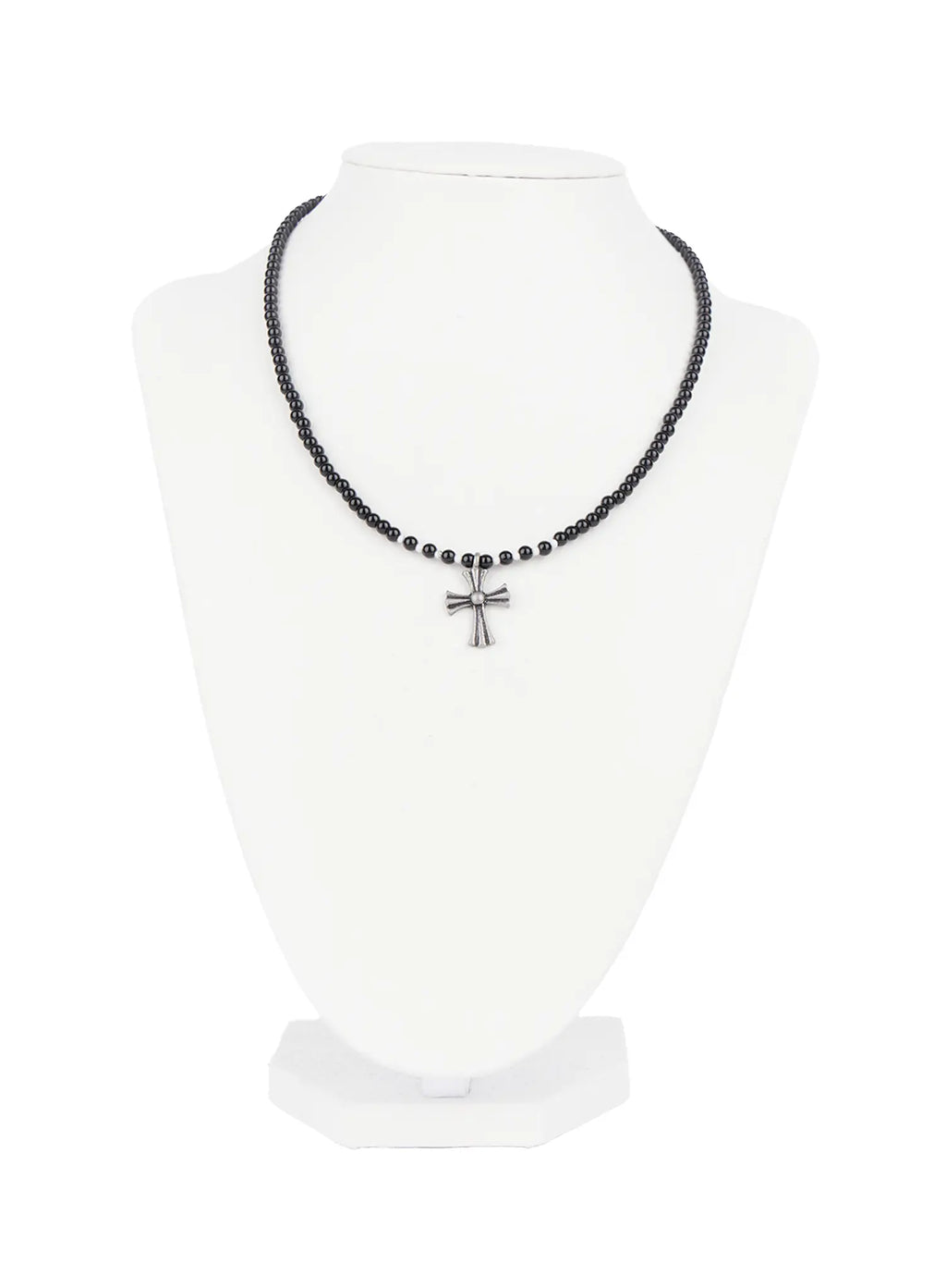 Beaded Cross Pendant Necklace CS505