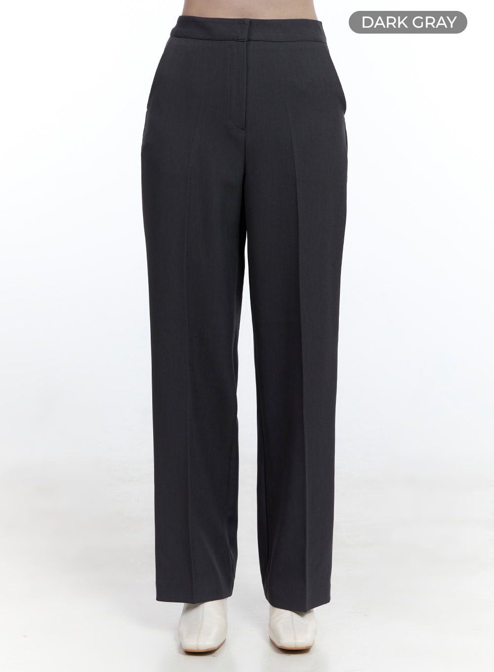 Solid Chic Tailored Pants OO429