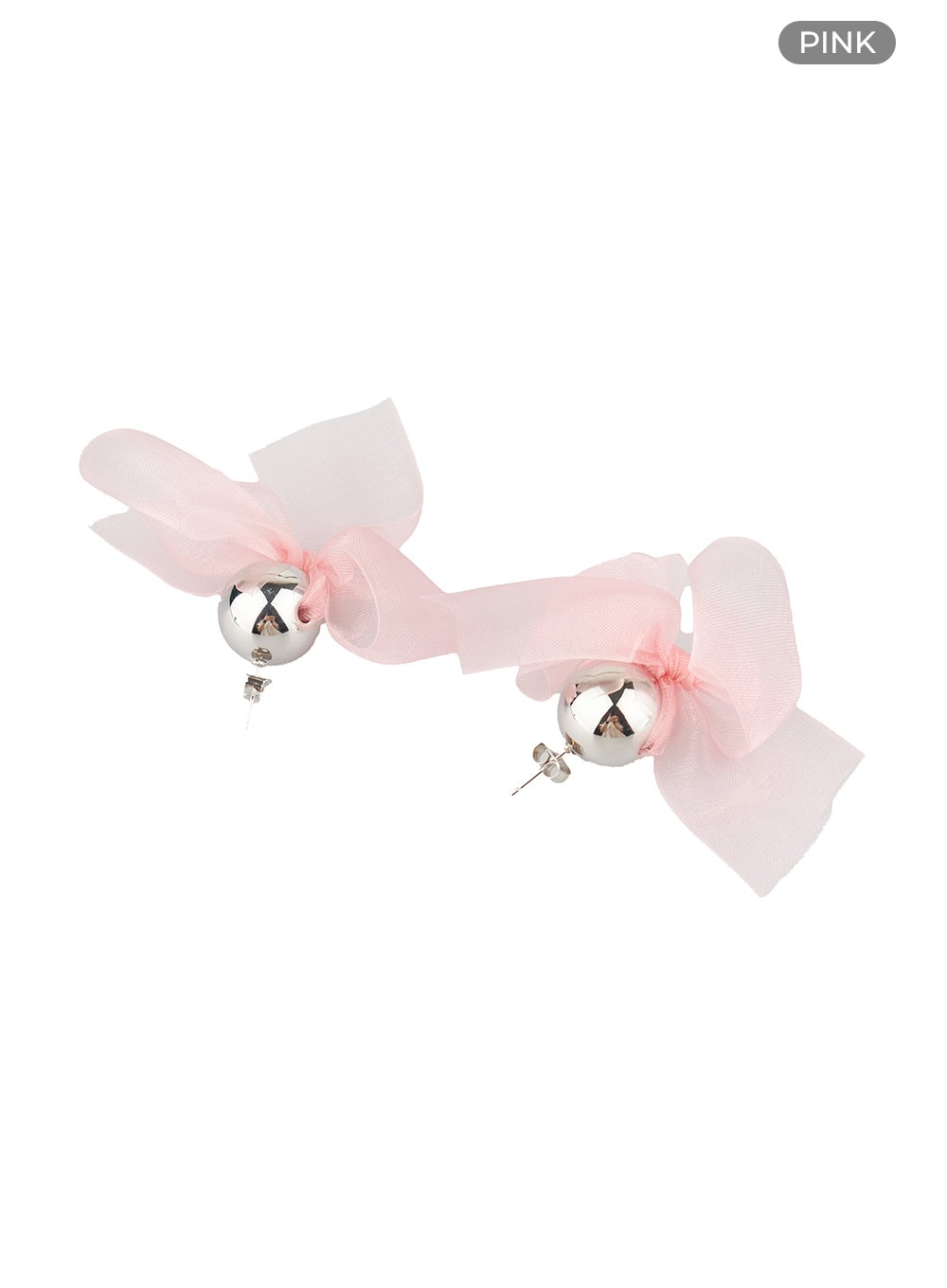 Fabric Ball Earrings OY424