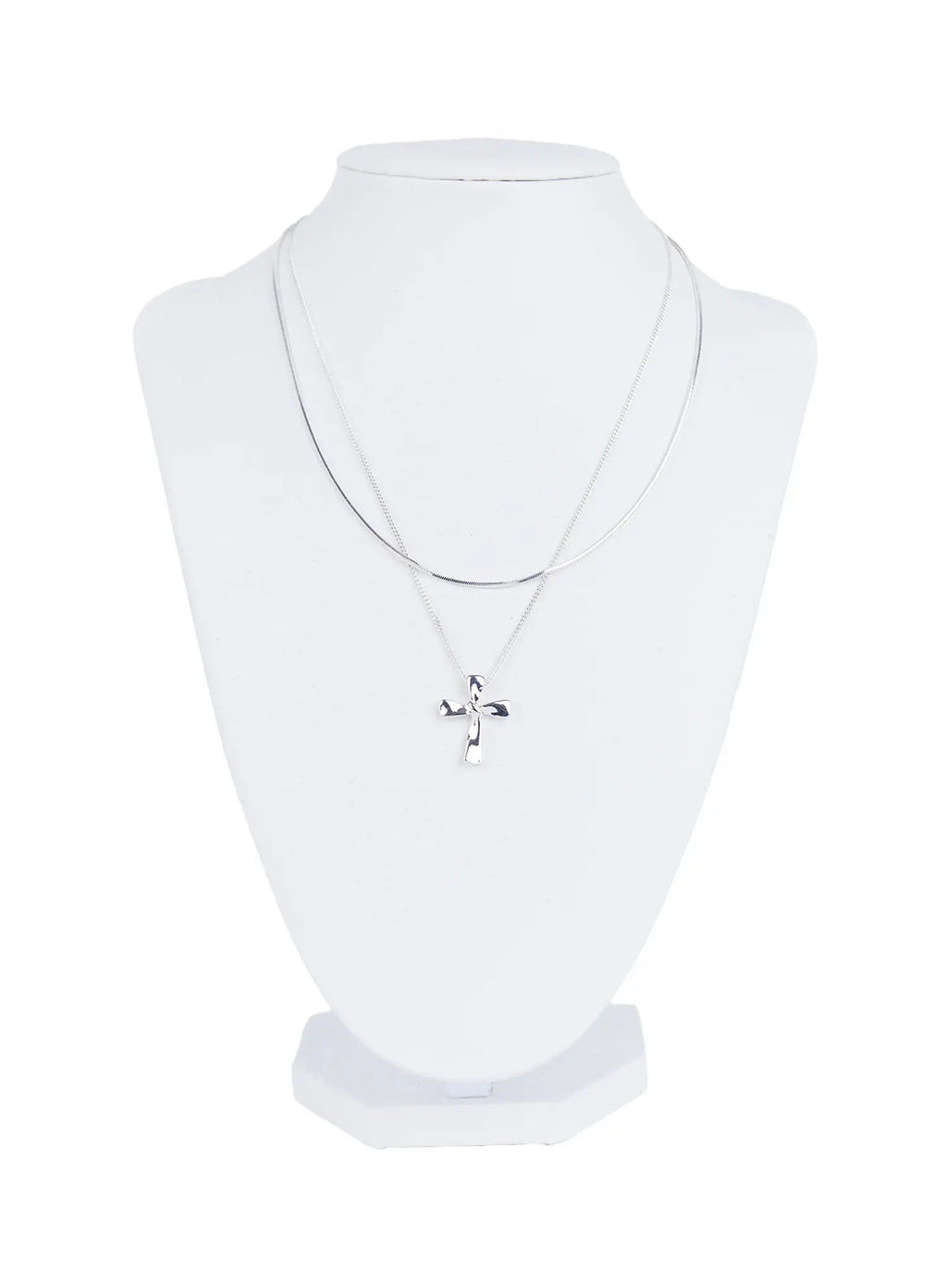 Layered Cross Necklace CL522