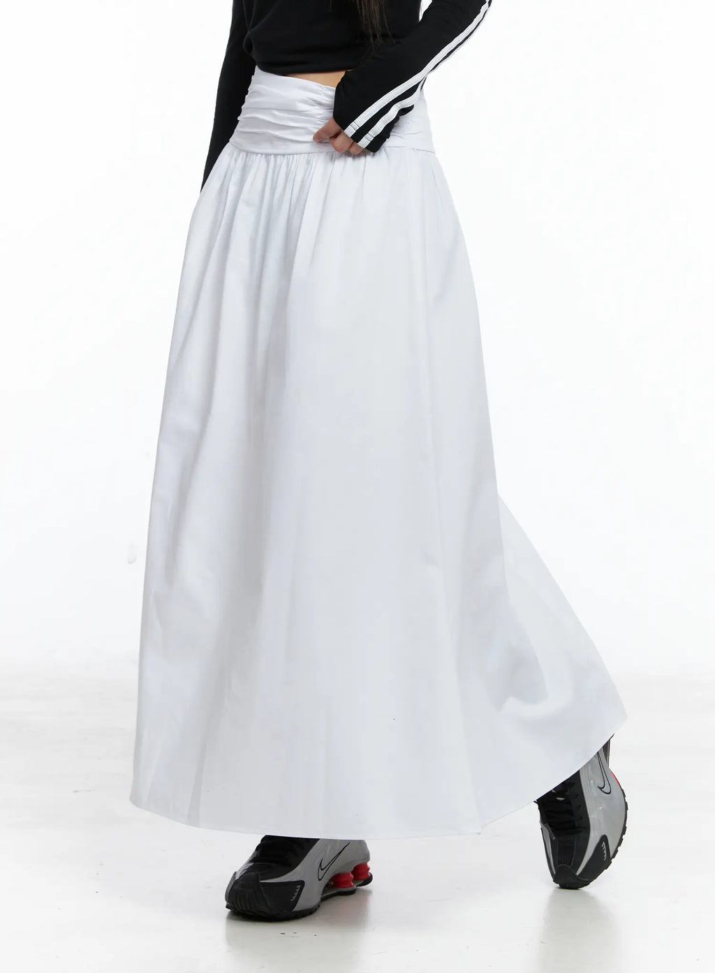 Elegant Flare Long Skirt CS504