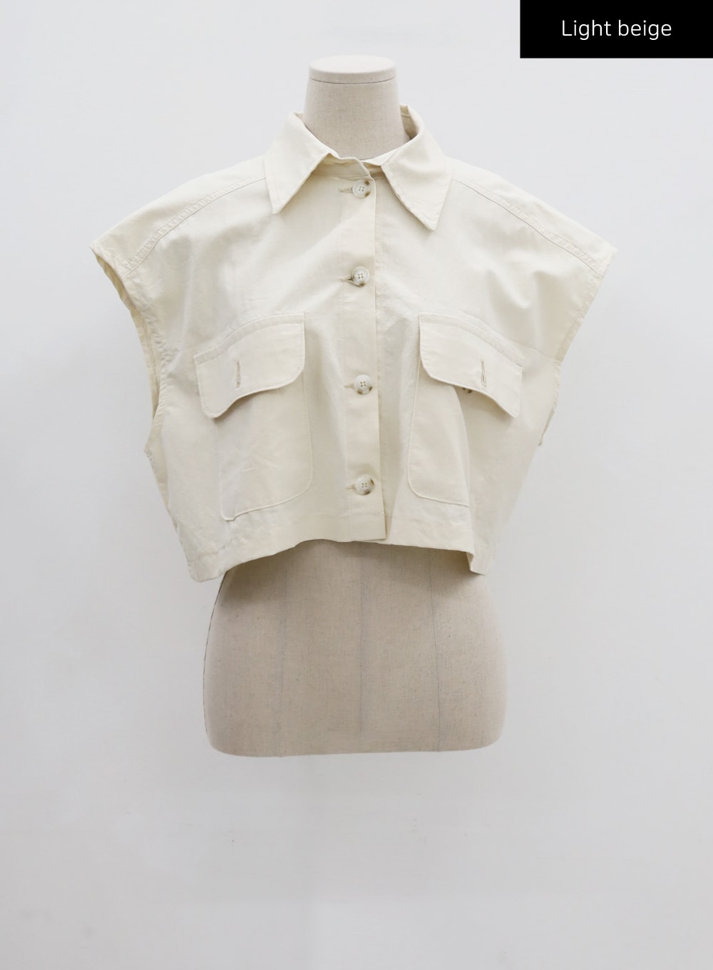 Linen Crop Shirt CU22