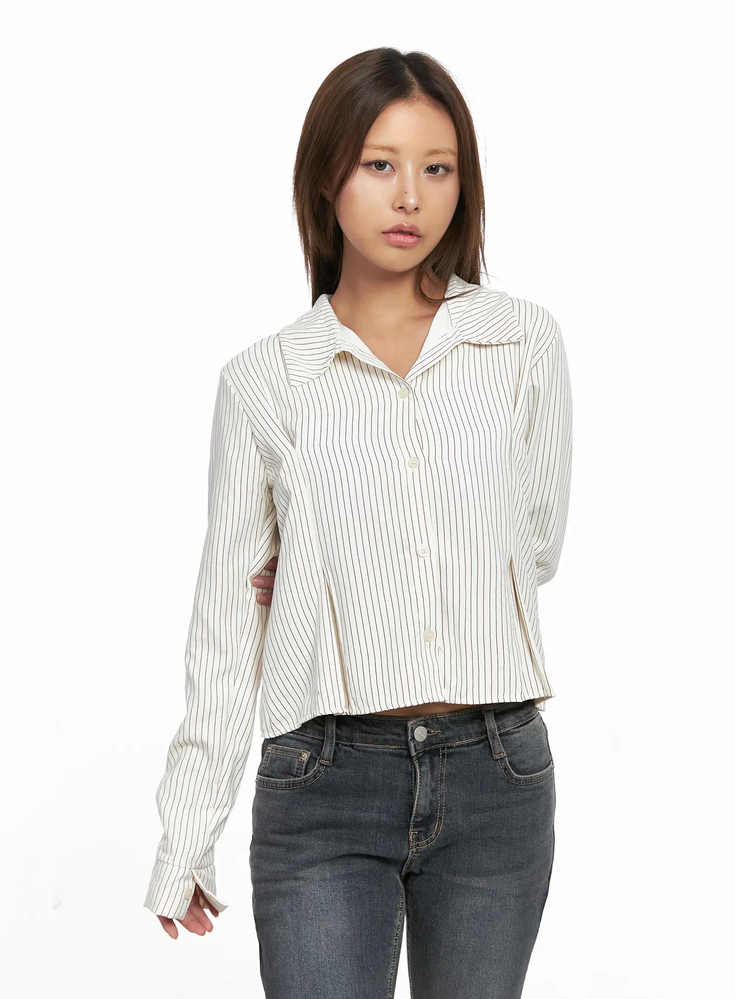 Striped Long Sleeve Shirt CO513