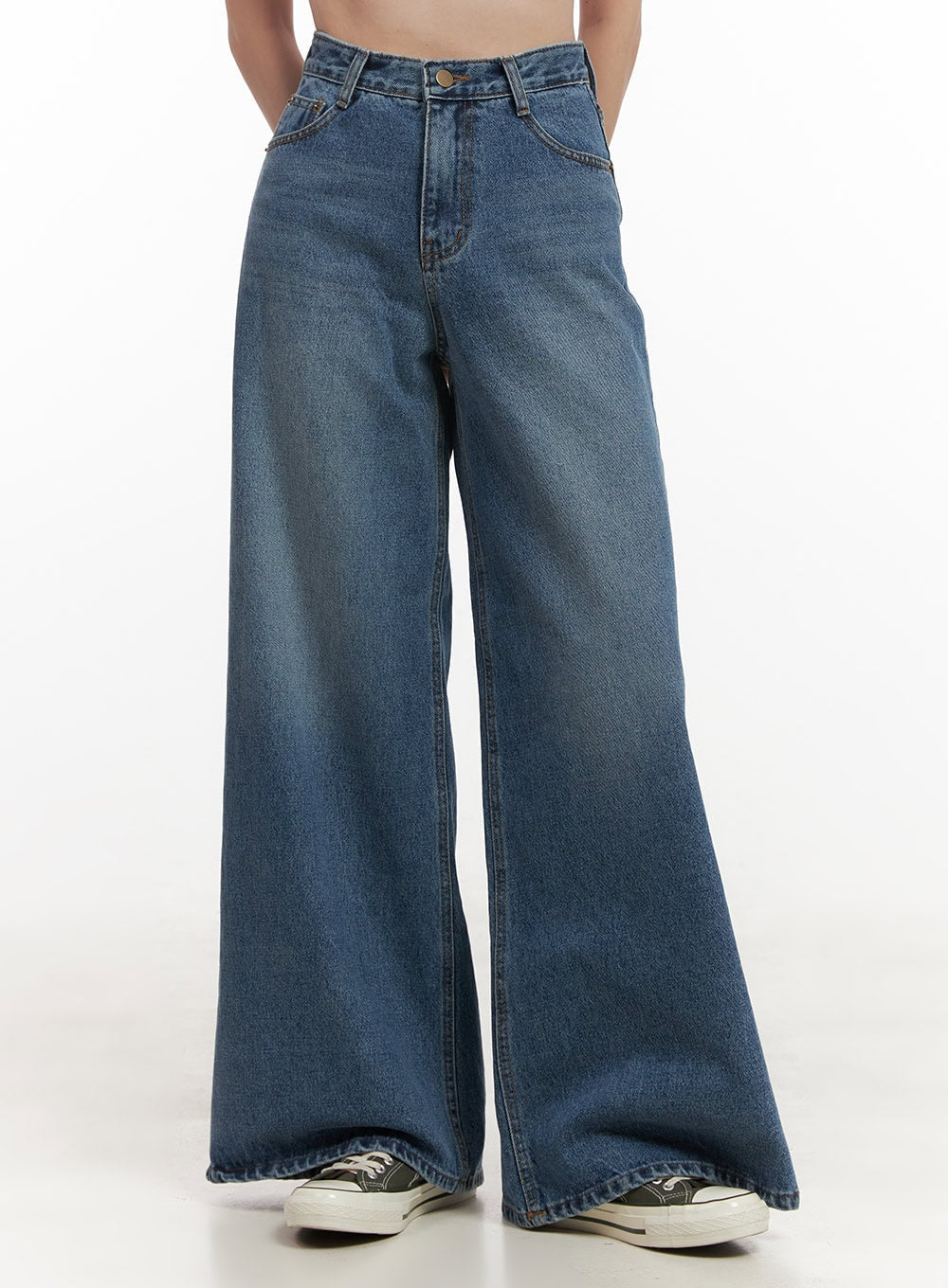 Alisa Wide Leg Denim Chic Jeans OD417