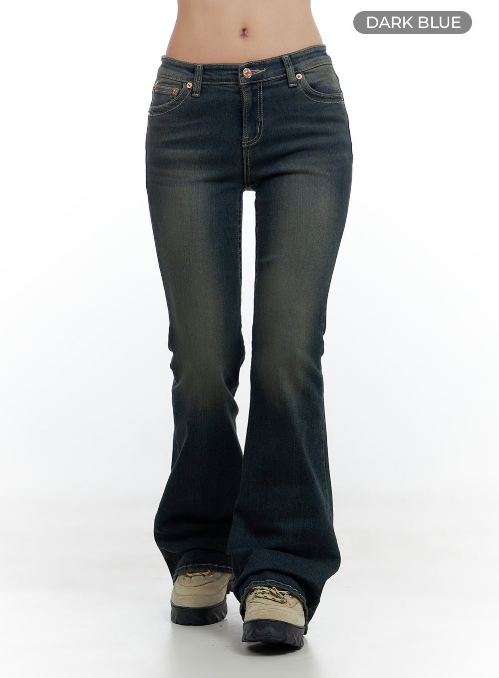 Aspen SlimFit Washed Bootcut Denim Jeans CS424