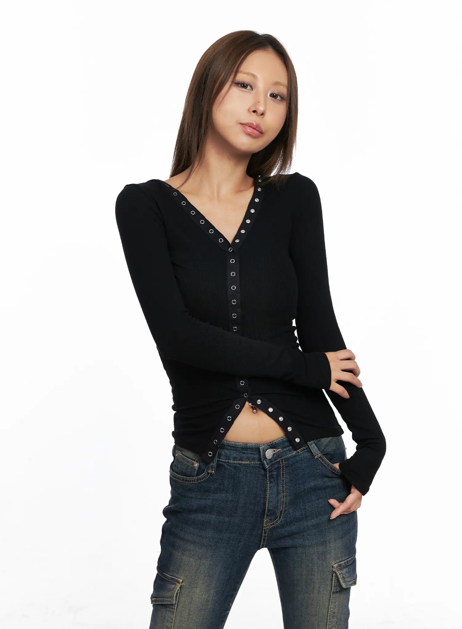 Slim-Fit Hooded Cardigan CO510