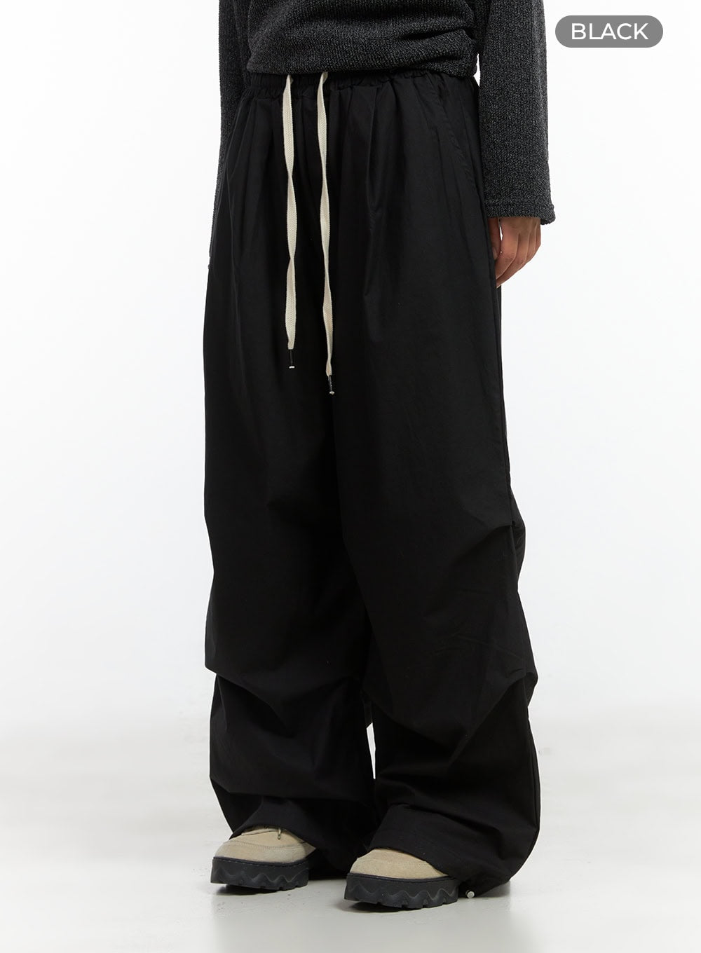 Men's Pintuck Banded Cotton Pants CL429