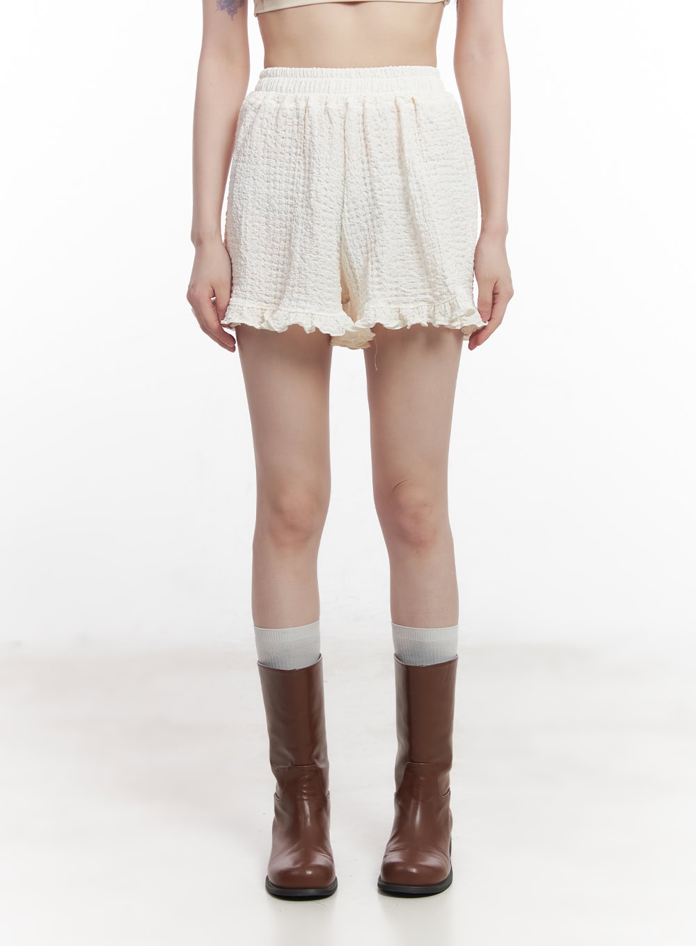 Frill Loose-Fit Shorts CU505