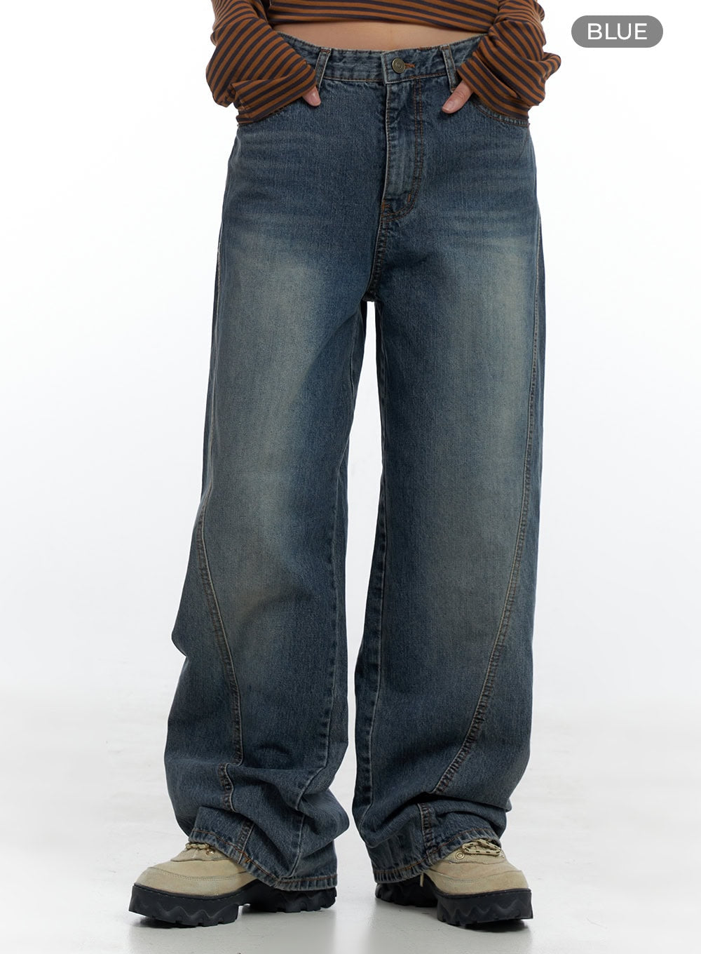 Irie Wide Fit Denim Chic Jeans CS424