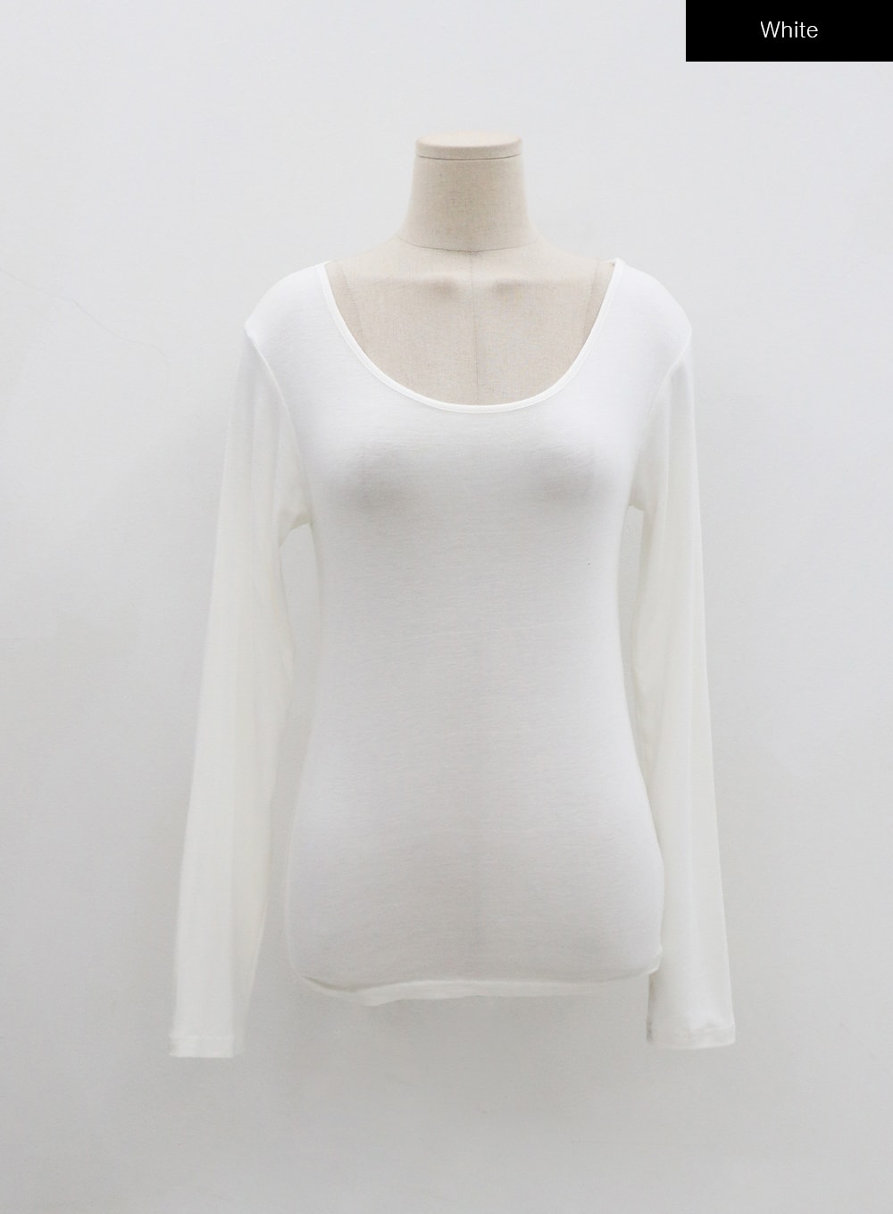 Basic Round Neck Long Sleeve T-Shirt BO07