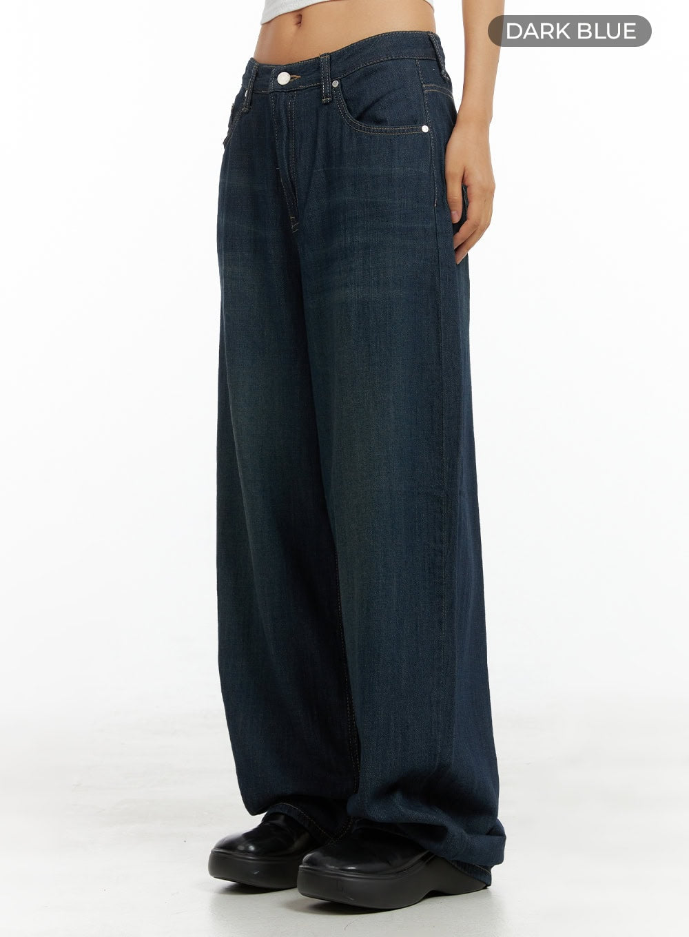 Dark Wash Wide Jeans CU305