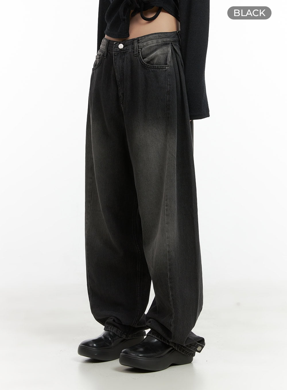 Margo Wide Fit Washed Denim Jeans CO417