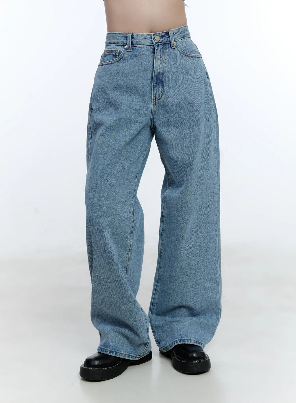 Marina Semi-Wide Denim Jeans CG514