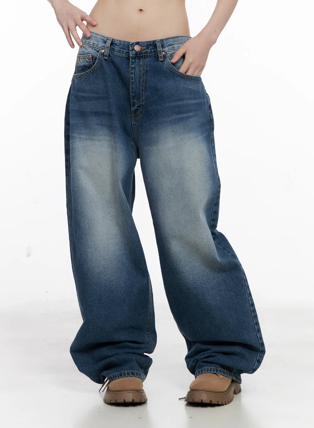 Aylani Washed Embroidered Jeans CG518