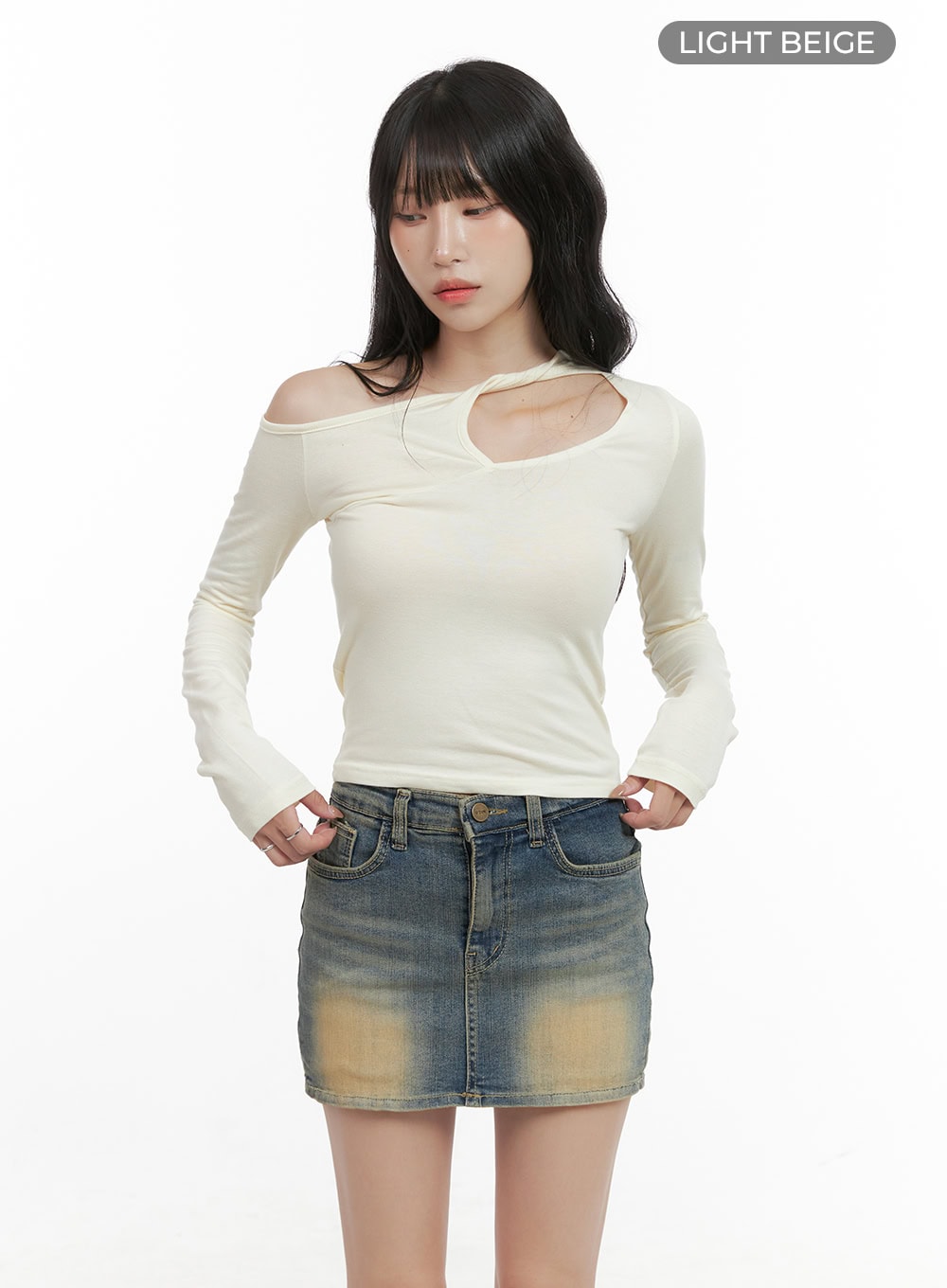 Asymmetrical Cut-Out Top CG421