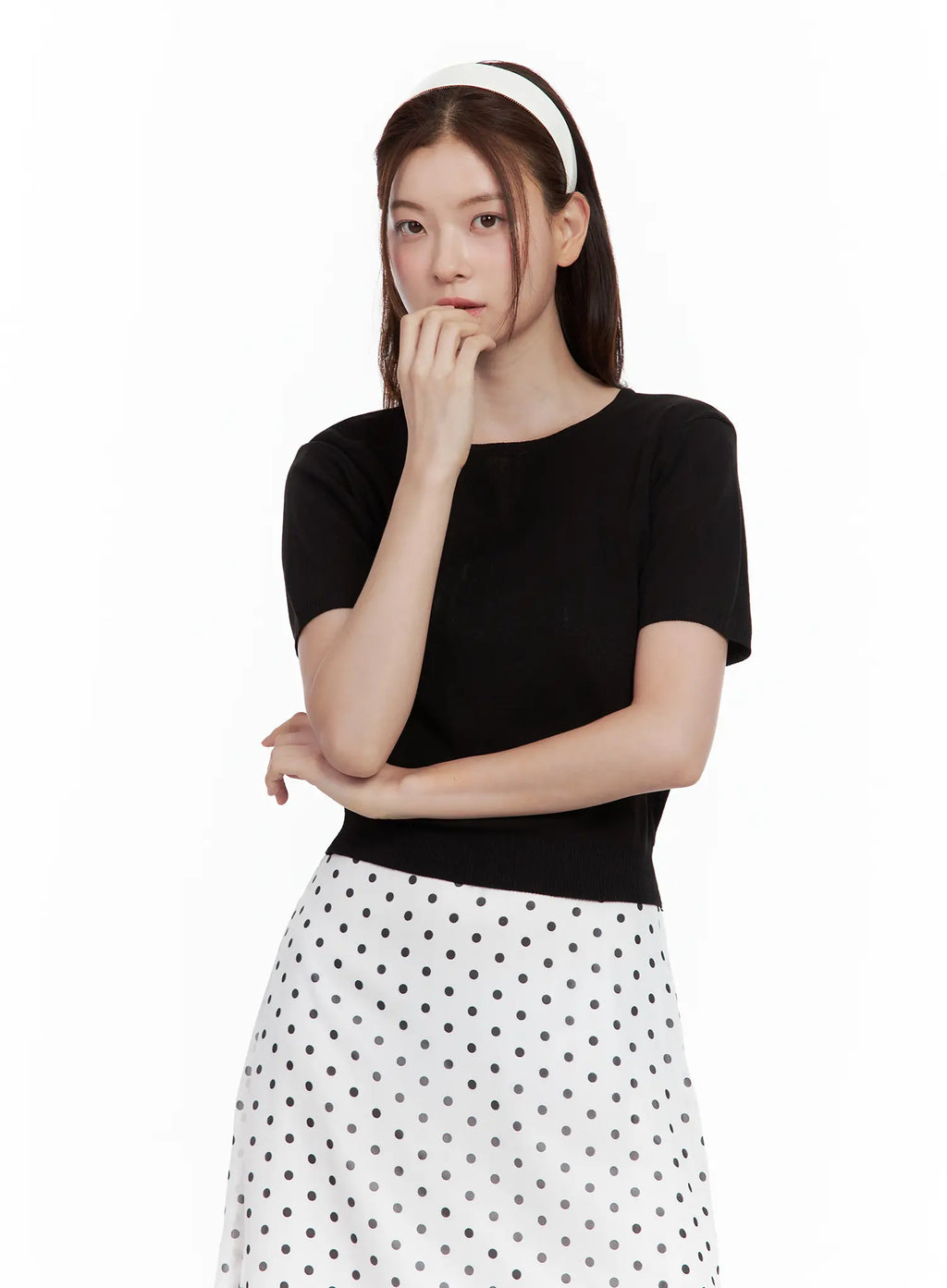 Lightweight Round-Neck Top CL502