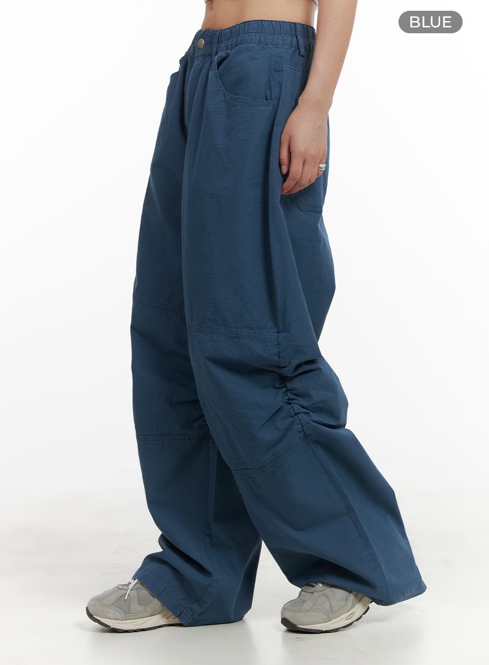 Shirred Baggy Pants CY416