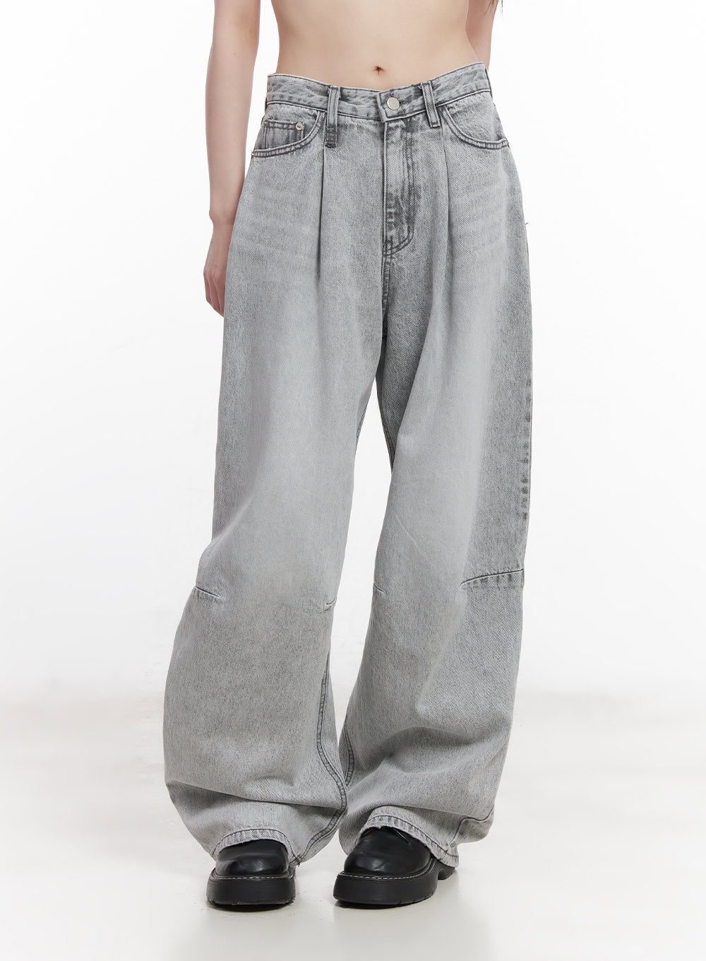 Melisa Washed Wide-Fit Jeans CU506