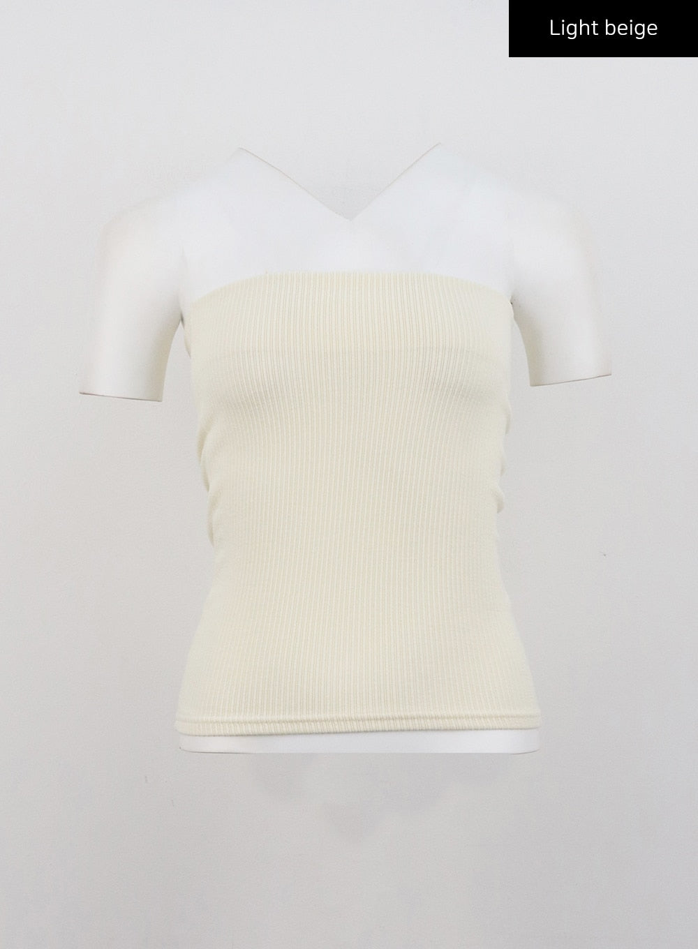 Ribbed Knit Tube Top CG301