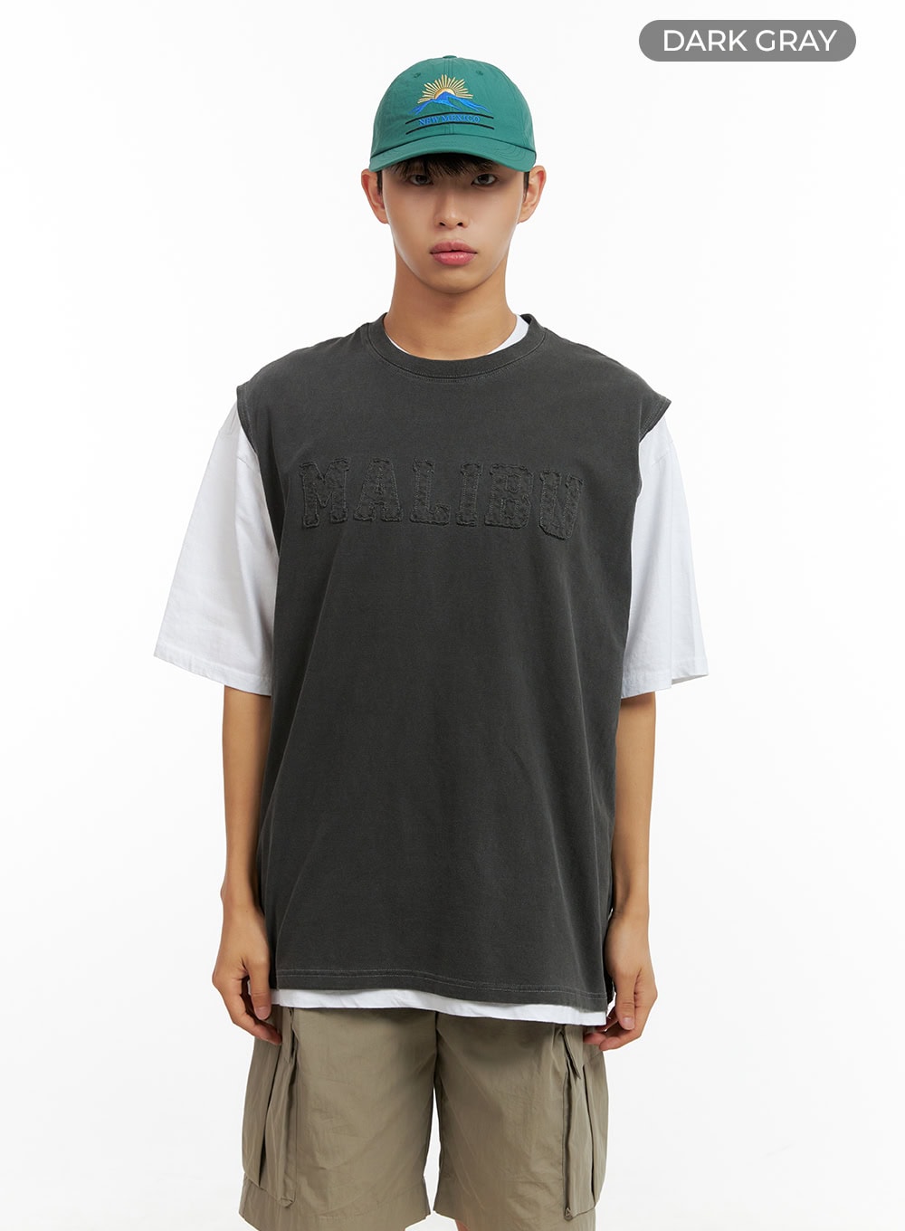Men's Oversize Contrasting T-Shirt CL429