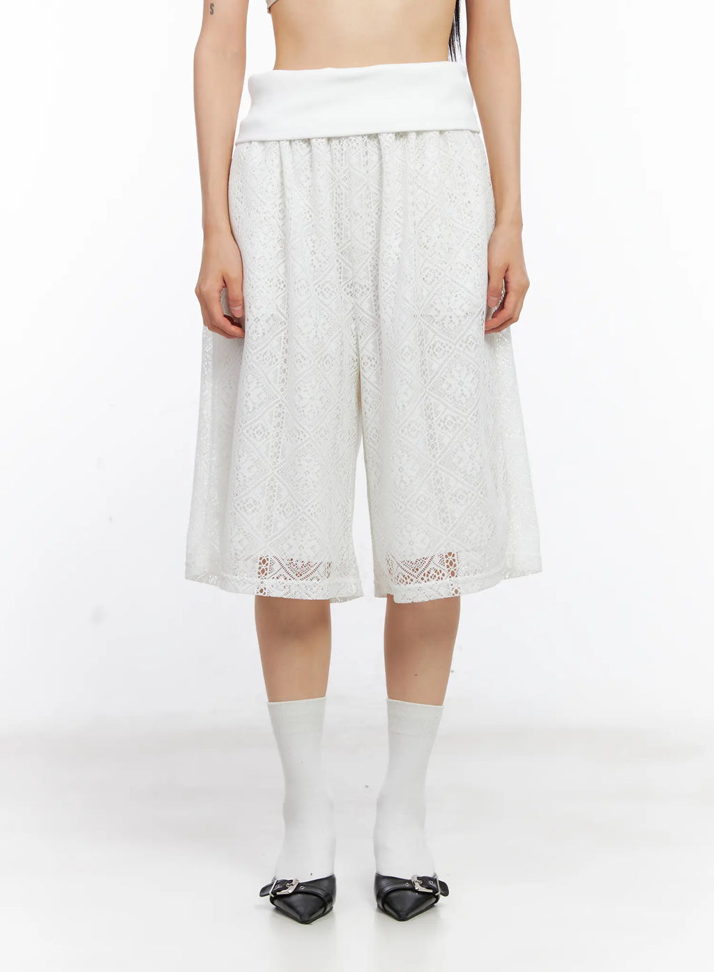 Lace Bermuda Shorts CL530