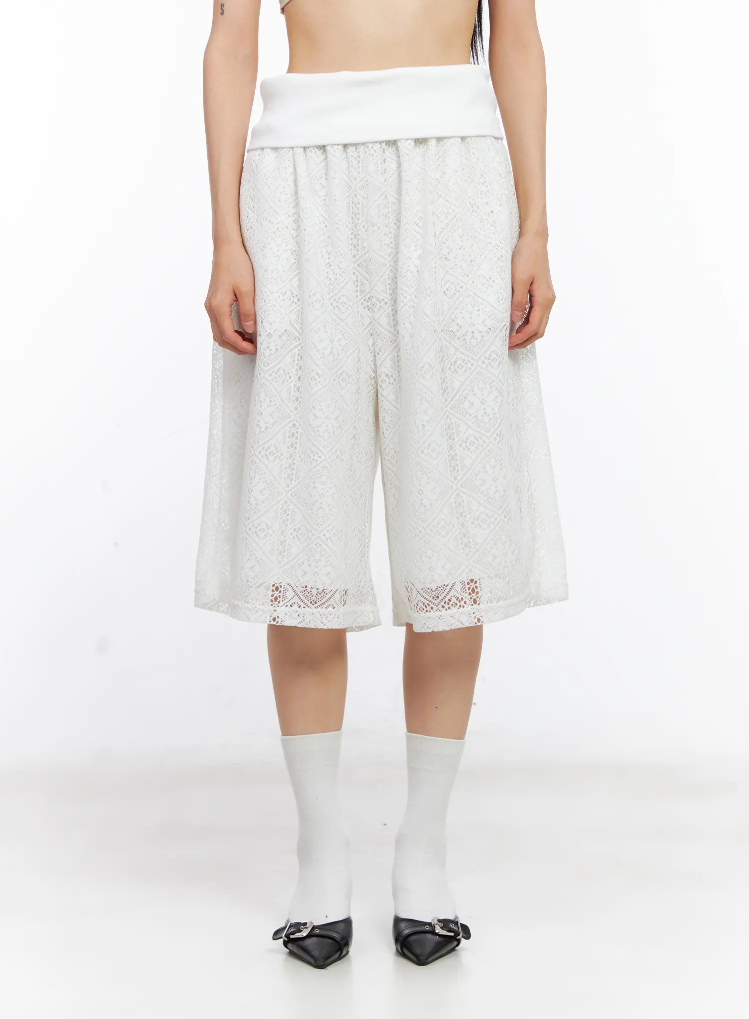 Lace Bermuda Shorts CL530