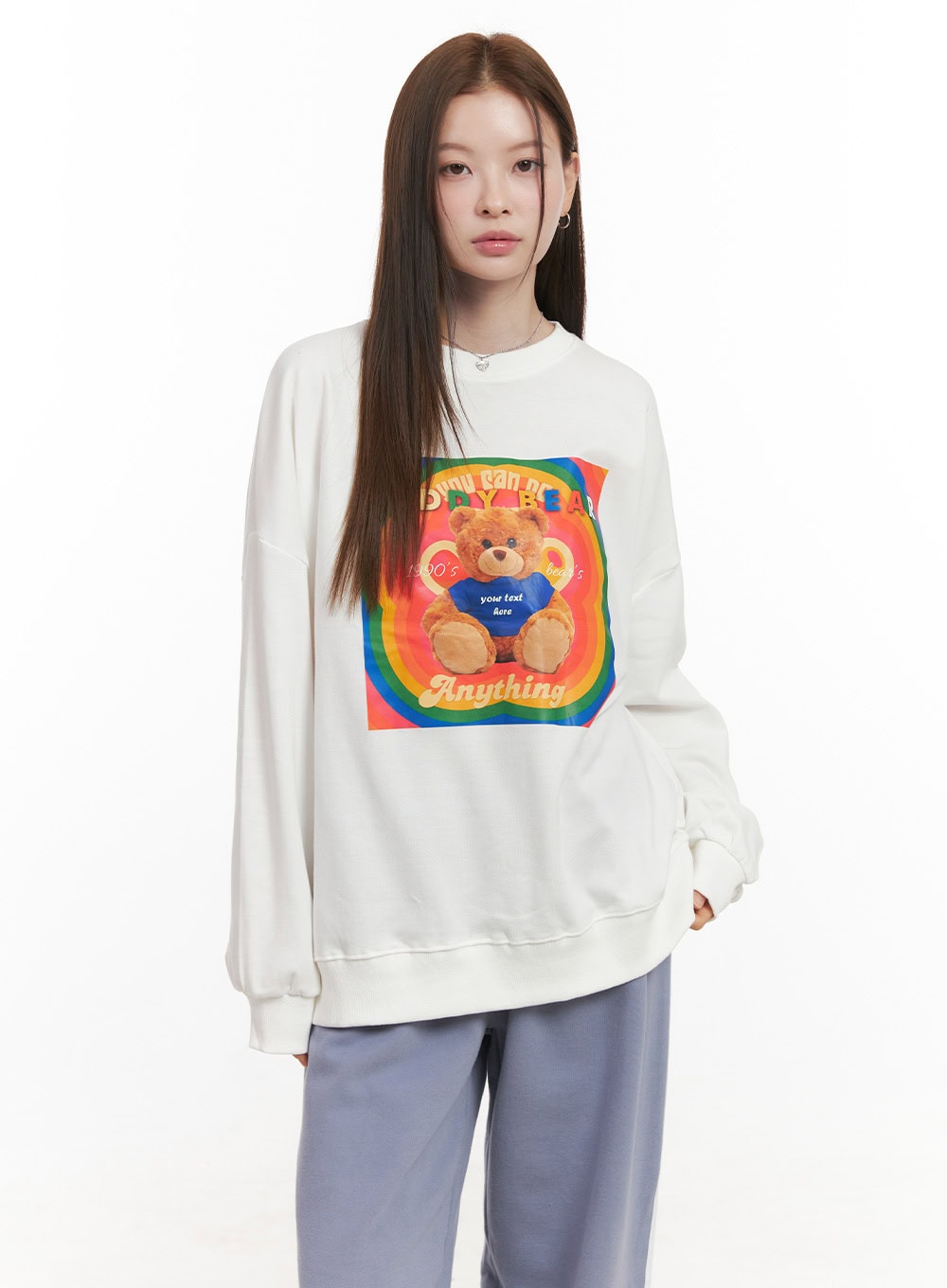 Long Sleeve Cotton Graphic Hoodie OD418