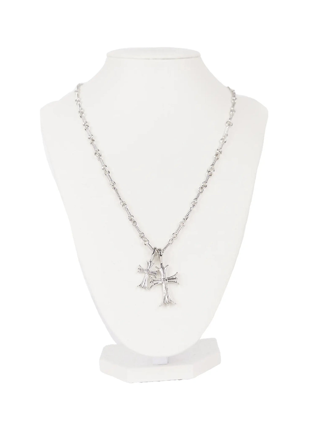 Double Cross Chain Necklace CL530