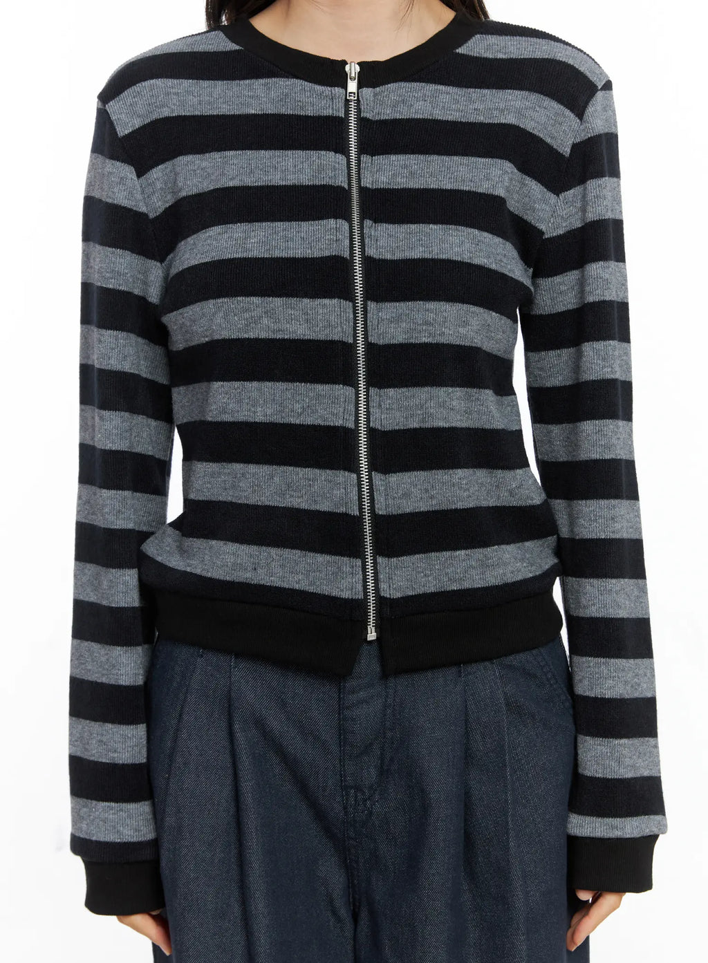 Ralph Striped Two-Way Zip-Up CS524