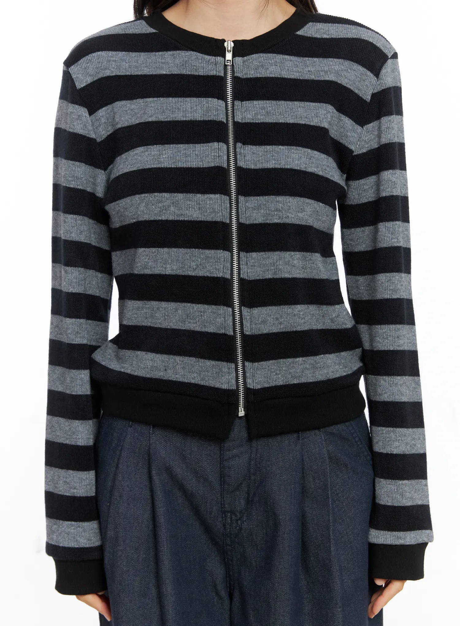 Ralph Striped Two-Way Zip-Up CS524