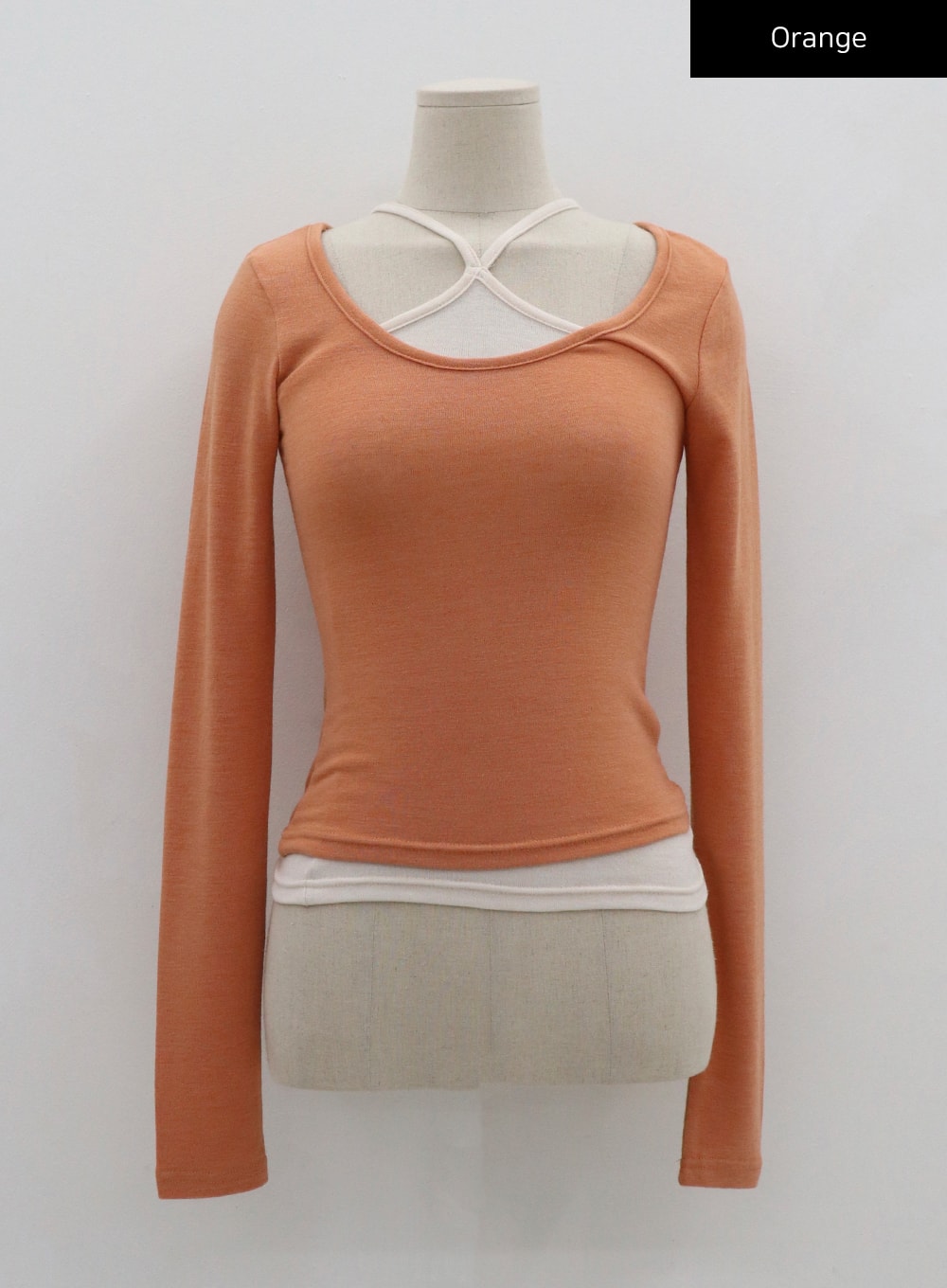 Caroline Long Sleeve Strip Top Set CS07