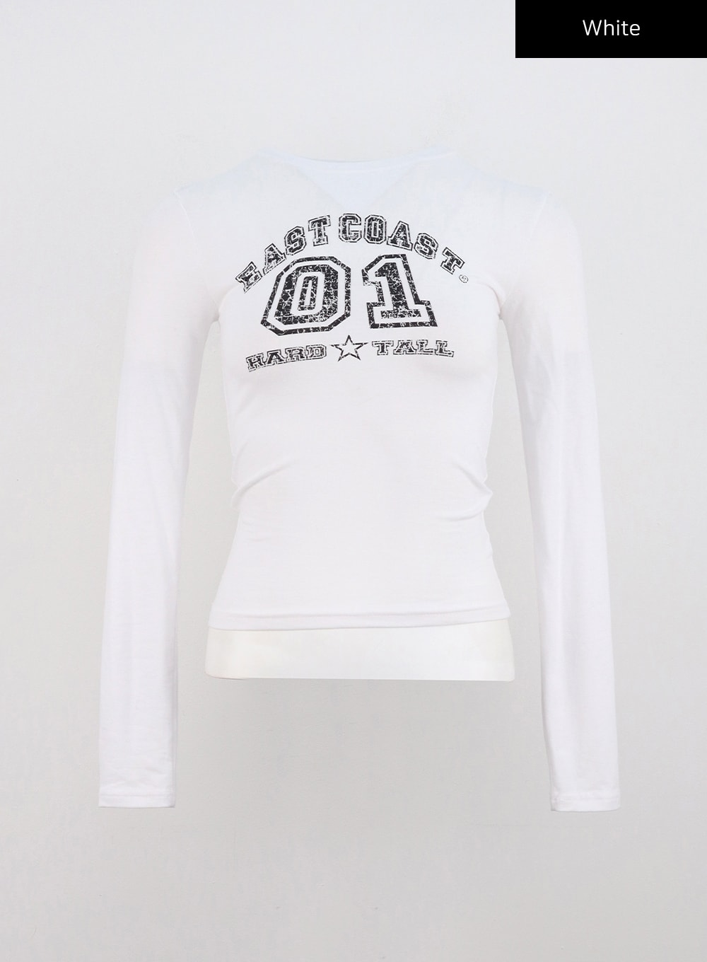 Slim Fit Graphic Crop Top CN315