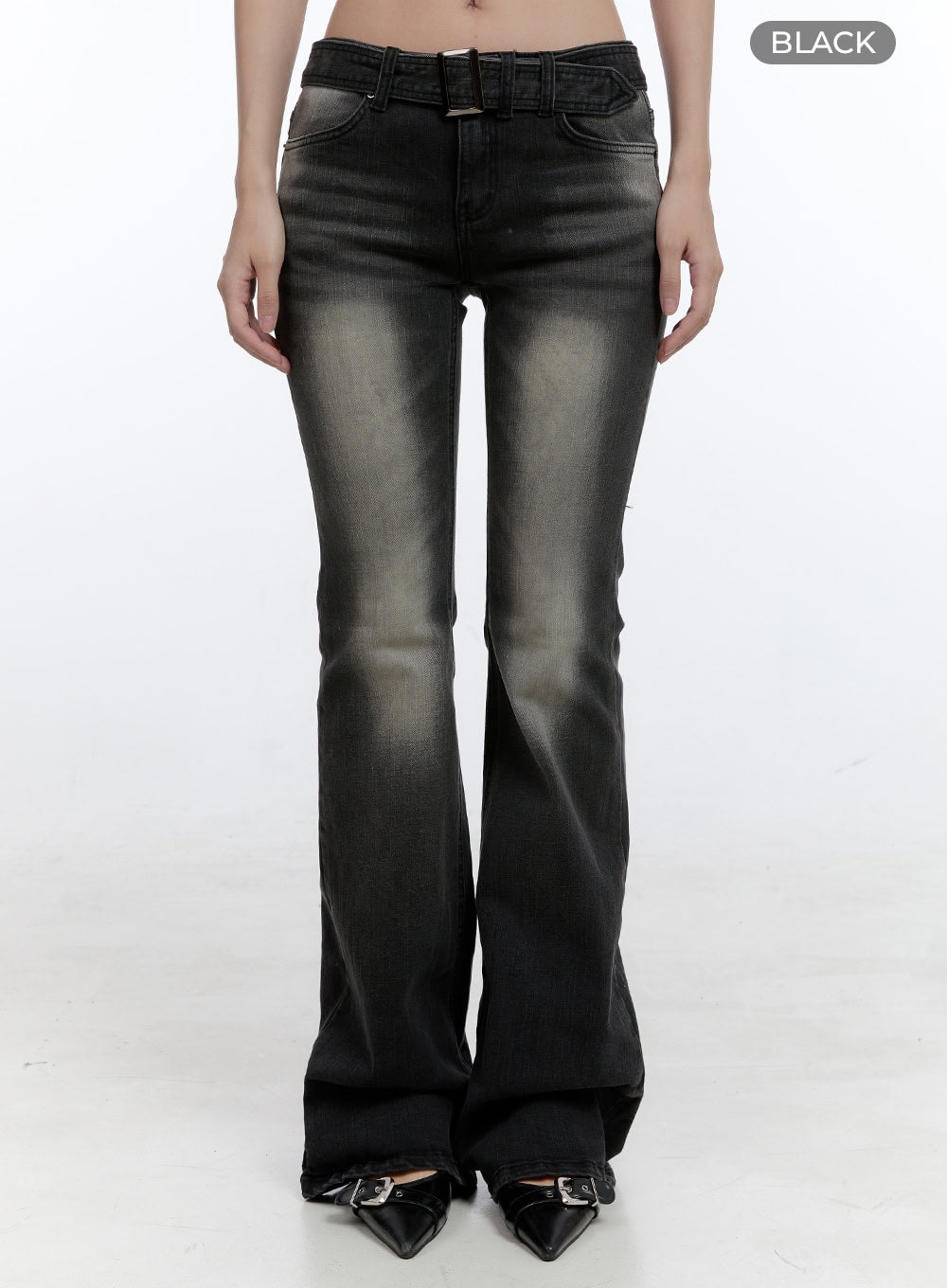 Gwen Belt Bootcut Jeans CG414