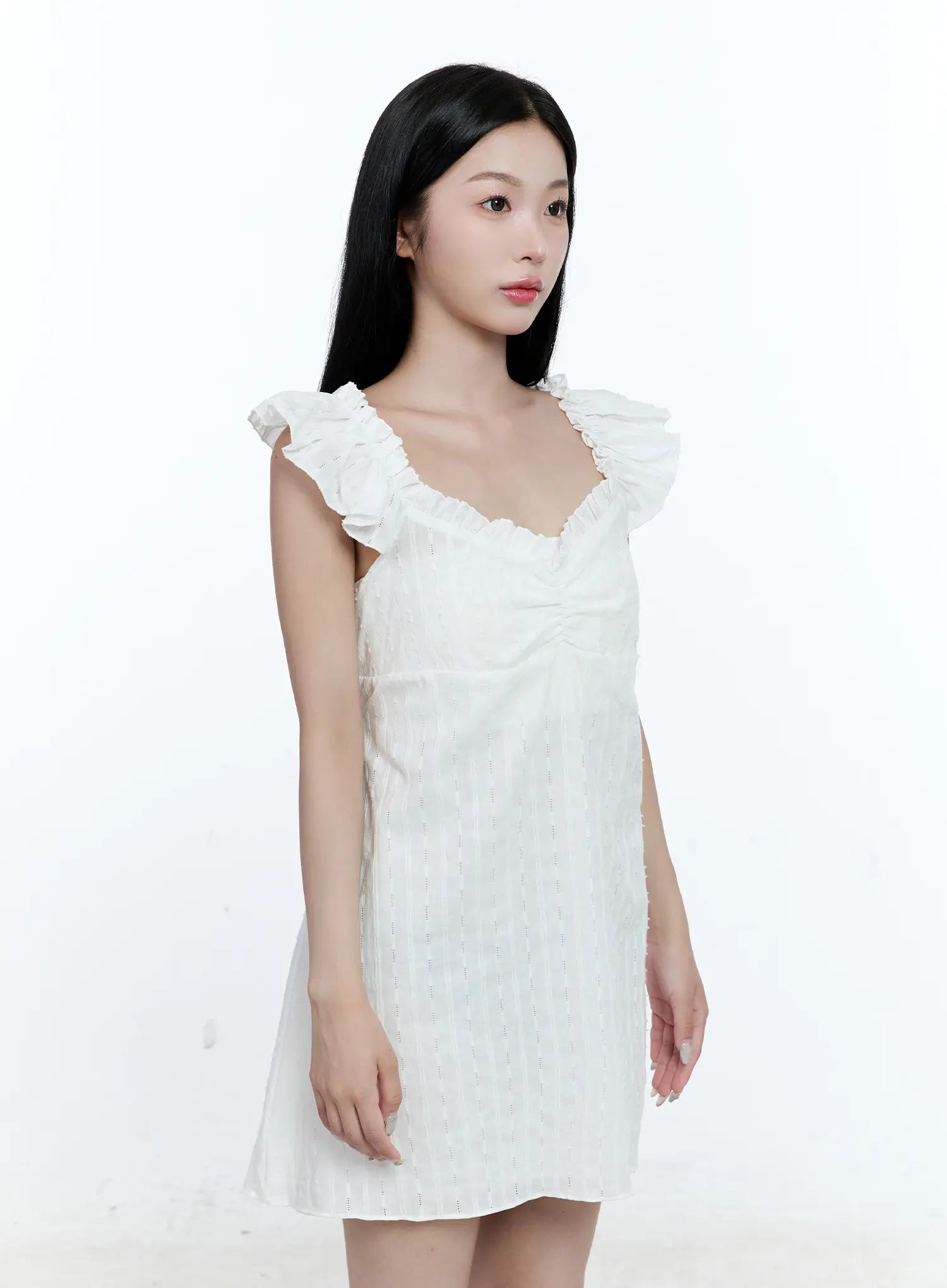 Lace Off-Shoulder Mini Dress CG513