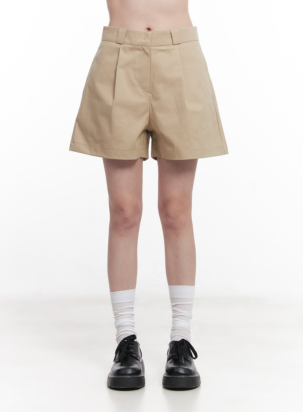 Pintuck Cotton Shorts CY515