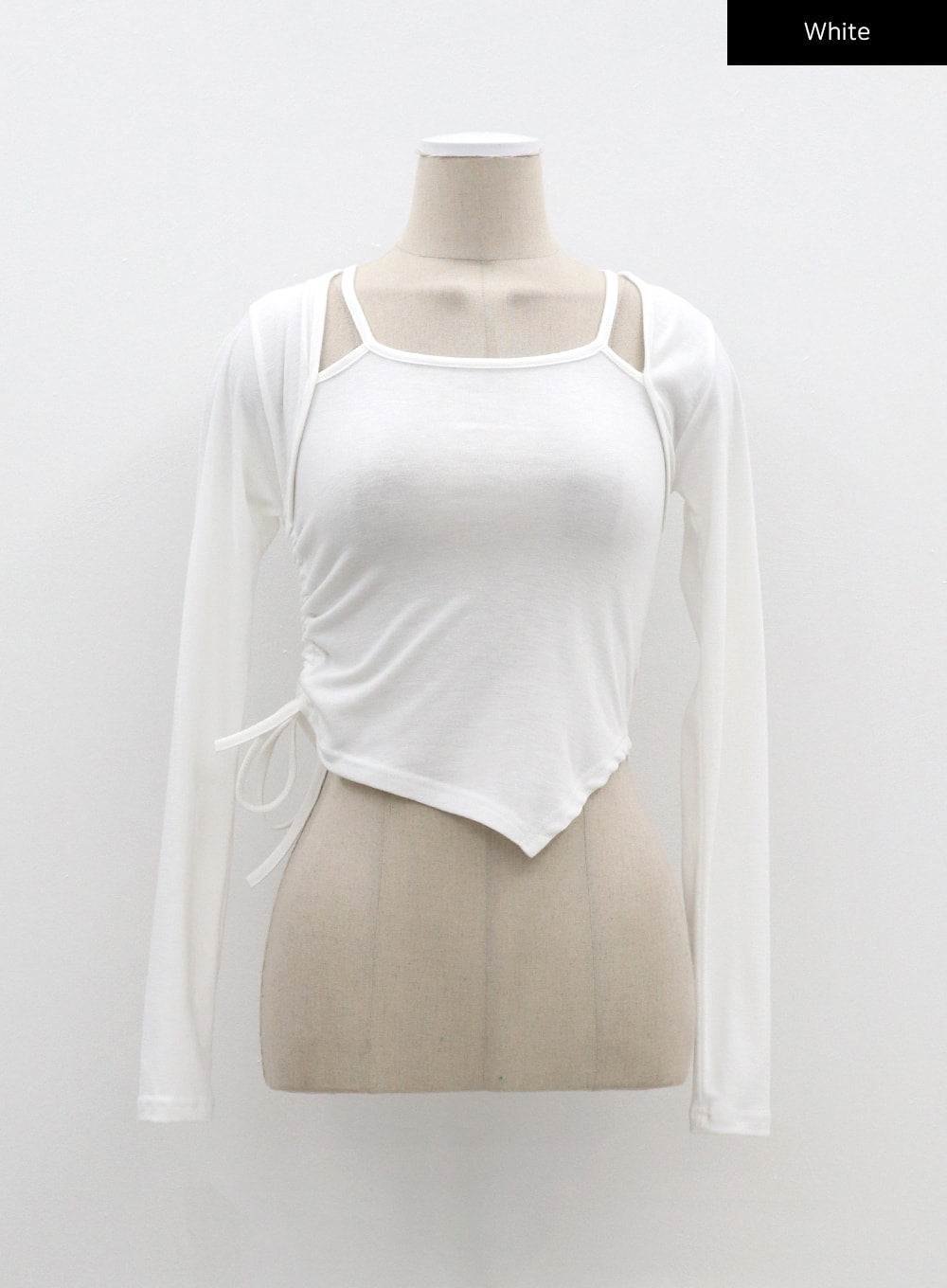 Unbalanced Hem Layered Top BF310
